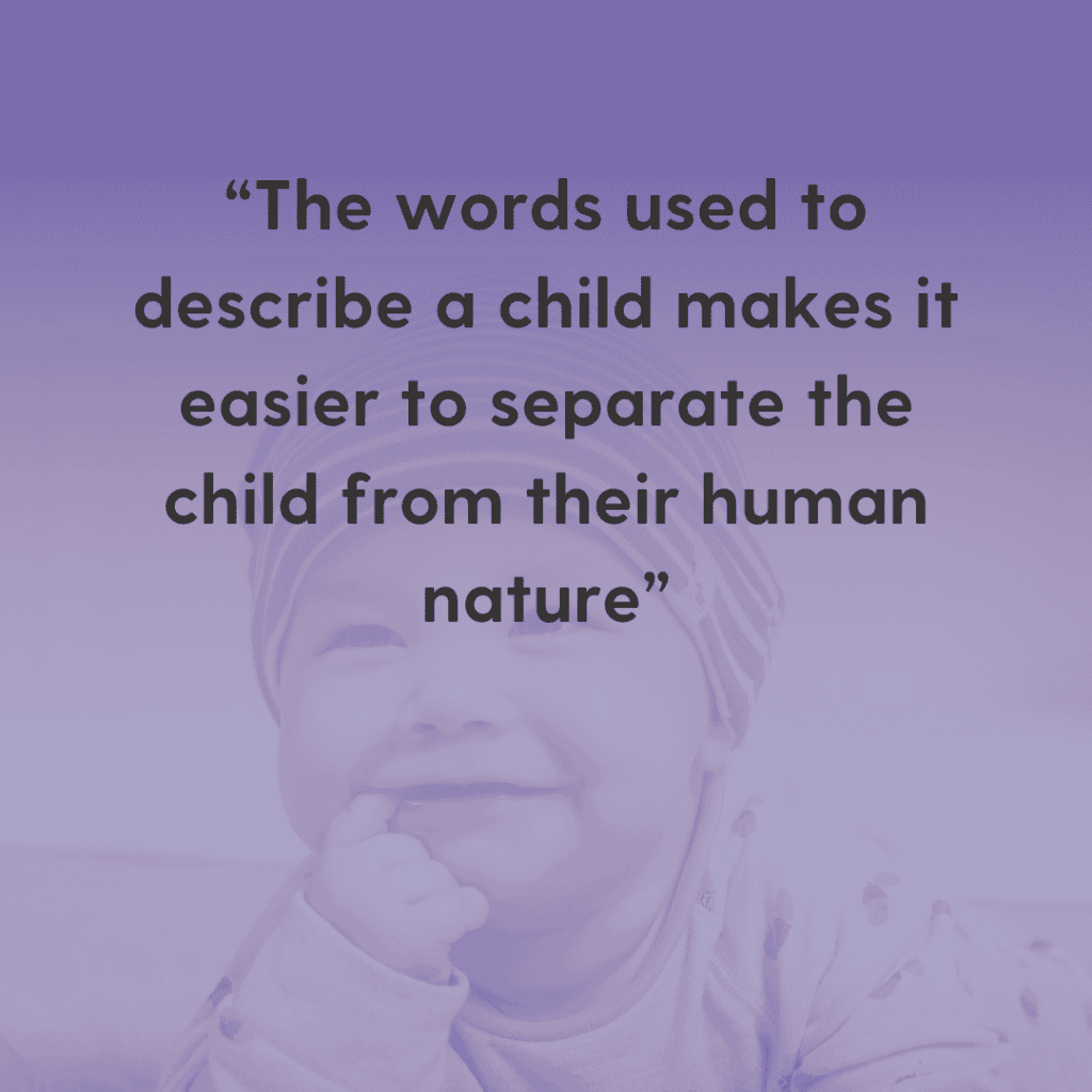 A quote for the preborn that encourages us to use correct words.